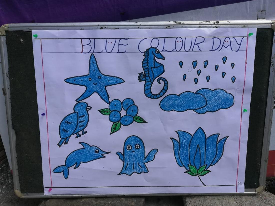 Blue colour day